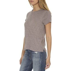 { atm } NWT slub schoolboy tee in plum Sz xs